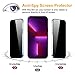 PEHAEL 2+2Pack for iPhone 13 Pro Max Privacy Screen Protector with Camera Lens Protector Full Coverage Anti-Spy Tempered Glass Film 9H Hardness Easy Installation Bubble Free [6.7 inch]