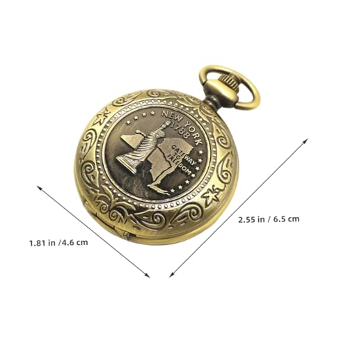 Happyyami 2 piezas Brújula de Bolsillo Vintage Herramienta de Navegación Precisa Estilo Reloj de Bolsillo Retro para Senderismo Camping Supervivencia al Aire Libre en Bronce Antiguo miniatura 2