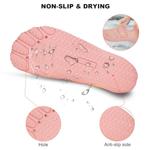 Image of Orgone Hike Footwear Barefoot Shoes Womens Mens, Pro Shoes Women Men Barefoot Hike Shoes Travel Shoes, Healthy & Non-Slip Breathable Barefoot Shoes, Pink A04