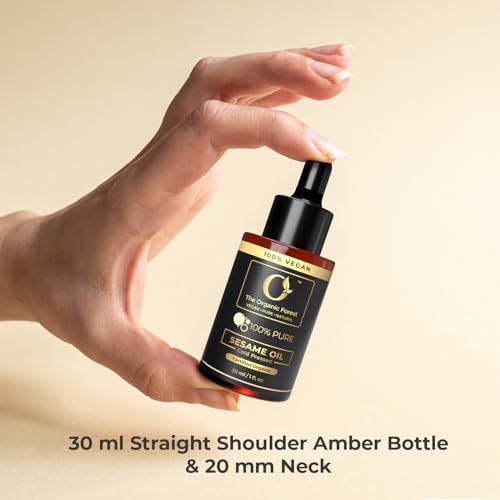 Image of 100% Plant Based Sesame Oil for Hair Growth and Massage | Til Oil for Hair | Pure and Organic Cold Pressed Sesame Oil for Skin, Hair & Face - Non-GMO, Vegan, Cruelty-Free, Hexane-Free
