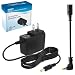 HQRP AC Adapter for Omron Healthcare HEM-705CP / 705CP / HEM-705CPN / 705CPN Replacement Power Cord Blood Pressure Monitor [UL Listed] Plus HQRP Euro Plug Adapter