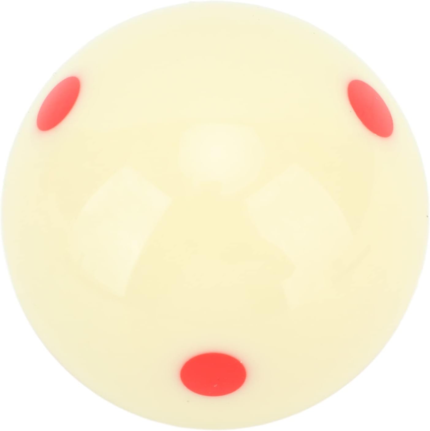 HERCHR 2" Red Dot Cue Ball 6 Dot Billiard Practice Training Measle Que Ball Billiard Practice Training Cue Ball Standard Pool Billiard Cue Ball