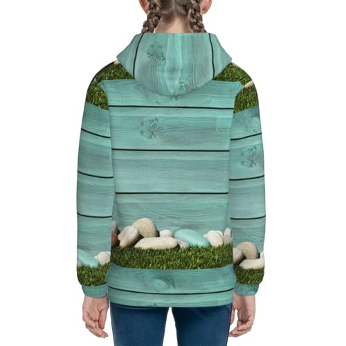 Wood Grain Kids Pullover Hoodies Boys Sweatshirts Girls Athletic Clothes with Pocket4