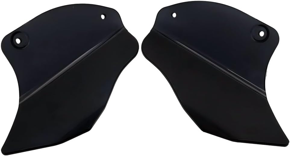 MZS Mid Frame Air Deflector, 2008-2017 Heat Saddle Shield Cover Accessories Black Compatible with Softail Deluxe Fat Boy Heritage Slim Springe