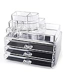 Home-it Clear acrylic makeup organizer cosmetic organizer and Large 3 Drawer Jewerly Chest or makeup...