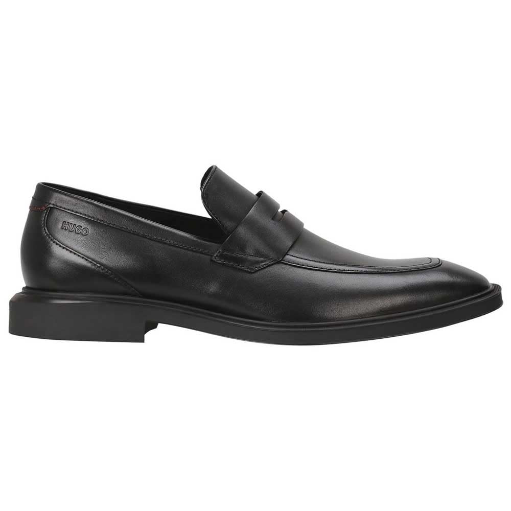 HUGO Men's Gryff_Loaf_lt Loafer, Black, 9.5 UK