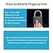 KENRONE Fingerprint Padlock, Portable USB Charging with Reset Key, Smart Padlock Quick Unlock, Waterproof and Rustproof, Padlocks for School Locker, Warehouses, Gym, Homes, Office Cabinets