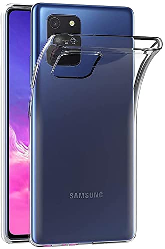 MaiJin Case for Samsung Galaxy S10 Lite (6.7 inch) Soft TPU Rubber Gel Bumper Transparent Back Cover
