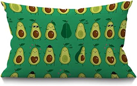 BGBDEIA Pug Dog Cushion Cover Outdoor Linen Pillowcase Funny Cute Pug Dog Face Throw Pillow Cover 30cm X 50cm Hippie Decorative Oblong Lumbar Pillow Case for Livingroom Sofa Bed ,30x50cm 12x20 Inch