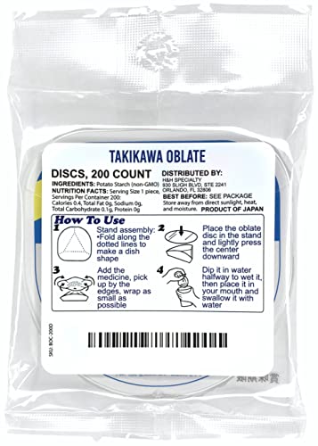 Oblate Disc (Wafer - Disc Type) [w/English instructions] 200 pcs