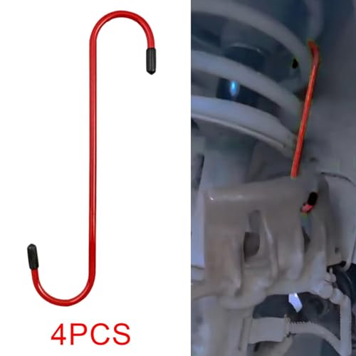 Ganchos para caliper de freno con puntas protectoras para cuidar latiguillos 4 pzs 4