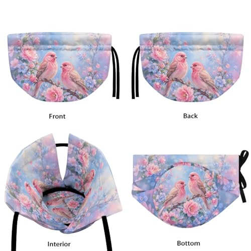 Image of Bird Flower Print Tea Cozies for Teapot Portable Tea Cozy for Teapot Dust Proof Insulated Teapot Cover Keep Warm Home Kitchen Table Decorative Accessories