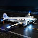 LocoLee Light kit Compatible with Lego Douglas DC-3 PAN AM Airliner - No Actual Model Only Lights, LED Lighting Accessories Compatible with Lego 11378 Douglas (Standard Version)