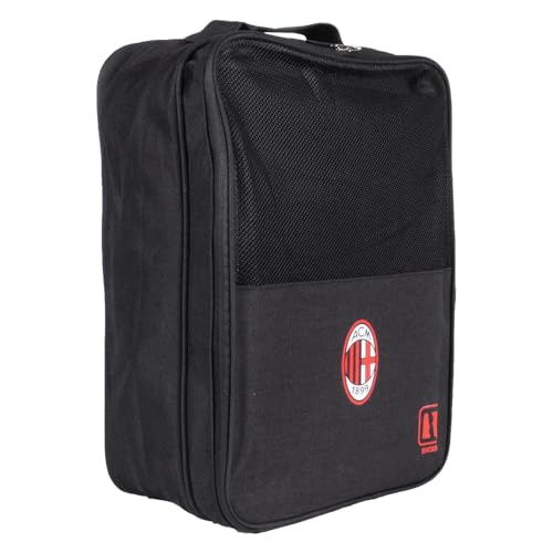 Porte-chaussures AC Milan 141850 unisexe noir pour ranger vos crampons