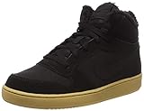 Schaftstoff: Naturleder Nike Jungen Court Borough MID WNTR GS Fitnessschuhe, Schwarz Black/Gum Light Brown 002, 38 EU