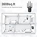 QLOCOM 2026 Neuestes WLAN Verstärker WLAN Repeater 1200Mbit/s, Dualband 2.4GHz & 5GHz WiFi Repeater mit WPS, WiFi Internet Booster Kompatibel Allen WLAN Geräten