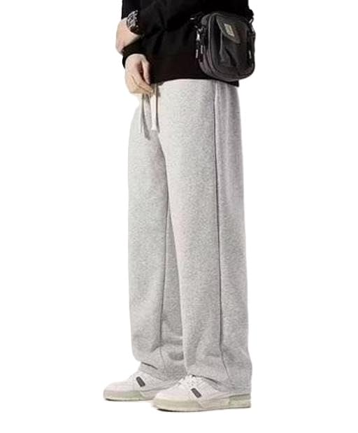Men Baggy Fit Track Pant Solid Casual Bottom Comfortable Daily Use Gym Running Travel Active Style-picture-40