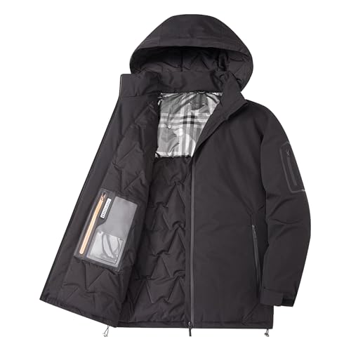 Manteau coupe-vent à capuche veste de pluie hiver snowboard ski homme
