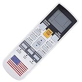 CHOUBENBEN Remplacement Télécommande Compatible pour Fujitsu ASU15RLS2 ASU24CL1 ASU9RLFW ASU12RLF ASU12RLFW Air Conditioner