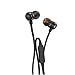 JBL T290 Premium in-Ear Headphones with mic, Flat Cord with Universal Remote, Pure bass
