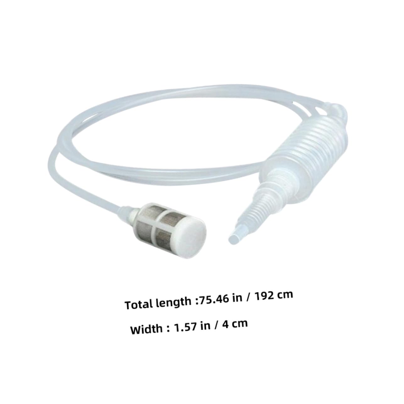 BIUDECO Siphon Tube Hose for Wine Making Soft Reusable and Hand-washable for Easy Transfer Filtering 2 Pack