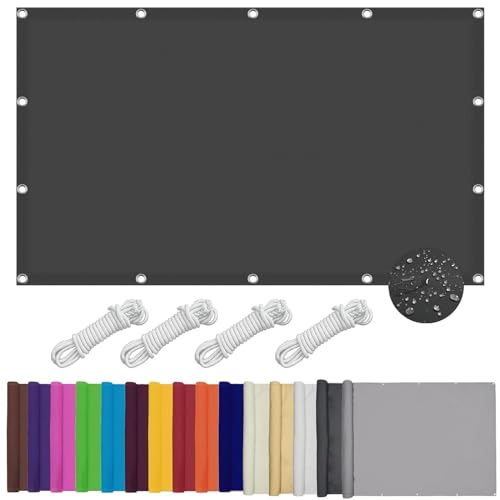 Voile d ombrage avec oeillets pour votre patio et repas d été