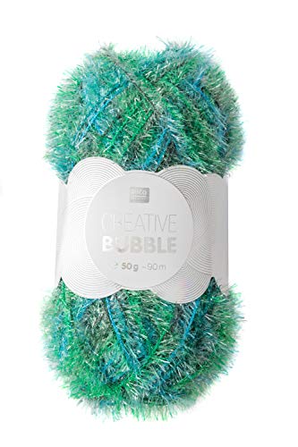 Rico Design Creative Bubble Print, 50 g Grün-mix