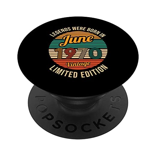 Legends nacieron en junio de 1970 53 cumpleaños PopSockets PopGrip Intercambiable