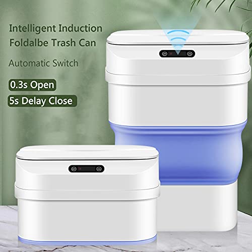 17.5L Groot-capaciteit Smart Folding Telescopic Prullenbak met bewegingssensor met automatische detectie en waterdicht… - Image 6