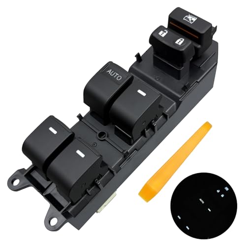 84820-06070 Window Switch,White Backlight,OEM Replacement w/Free Pry Tool