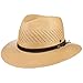 Produktbild LIERYS Air Panama Hut Herren - Braun Sonnenhut aus 100% Panamastroh - Strohhut in XL (61-62 cm) - Traveller handgemacht in Ecuador - Herrenhut für Frühjahr/Sommer