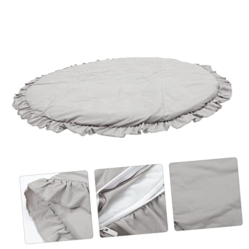 Beatifufu Kruipendeken Tapijten Voor Kinderen Baby Vloer Speelkleed Peuter Tapijt Kinderkamer Tapijten Zachte Kruipende Mat Game Deken Voor Kinderen Stof Lichtgrijs Baby Spelen Tapijt Baby - Afbeelding 8