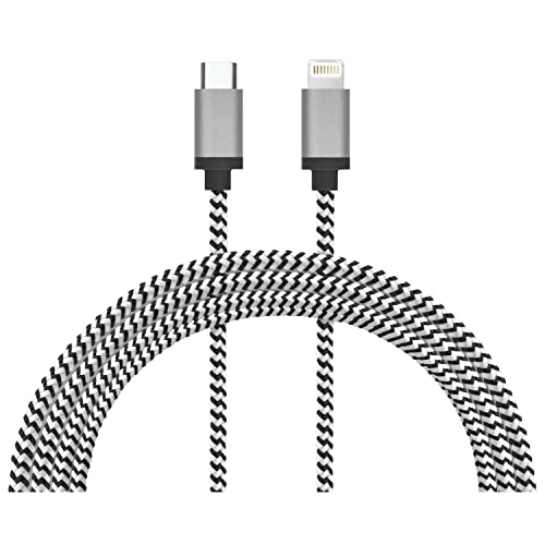LBT USB C���烉�C�g�j���O�P�[�u�� ����4�t�B�[�g(1.21���[�g��)�v���~�A���j�b�g�f�U�C�� MFi�F�� iPhone 11 11 Pro Max 11 X X XS XR XS Max 8 8 Plus �Ή� �u���b�N&�z���C�g