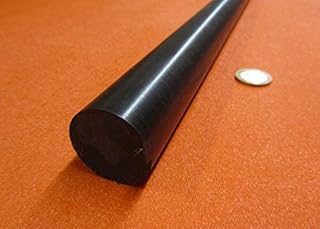 Black Acetal POM Round Rod Delrin 1.25