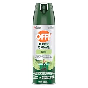 Off Deep woods insect repellent aerosol dry non greasy formula bug spray with long lasting protection from mosquitoes 4 oz   cucciolini doodles