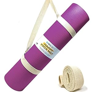 Boldfit Yoga Mats For Women yoga mat for men Exercise mat for home workout yoga mat for women gym mat Anti Slip Yoga mat…