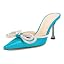 Blue Colorful Patent Leather