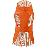 Hunter Hunde-Regenmantel Milford, Farbe: orange, ergonomische Passform für optimalen Schutz, individuell verstellbar, Reißverschluss für Geschirrträger, pflegeleicht & waschbar bei 30 °C, Größe: 45