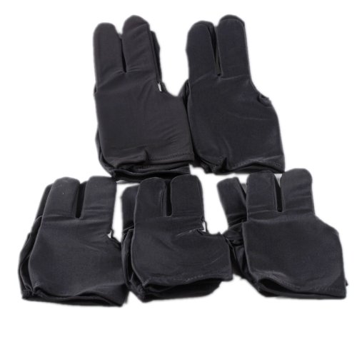 10 Pcs Billiard Shooters 3 Finger Glove Pool Snooker Cue Glove #TOP1