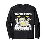 Weapons of Mass Percussion retro drum kit artwork for musicians, drummers, percussion lovers, rock jazz performers, perfect for birthdays, Christmas, Father’s Day, Mother’s Day, concerts, music week, marching band events, school performance days