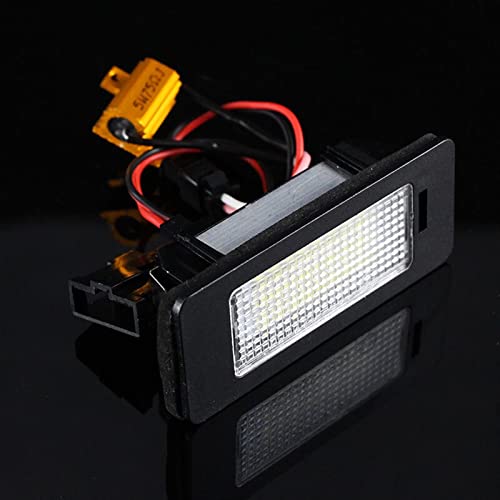 Luz de matrícula CANbus potente para Audi A1 y A4 Allroad contra errores en cuadro