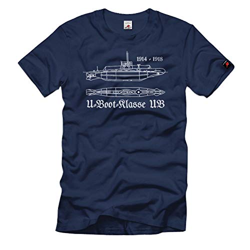 U-Boat Class UB t-shirt bleu marine pour passionnés d'histoire militaire