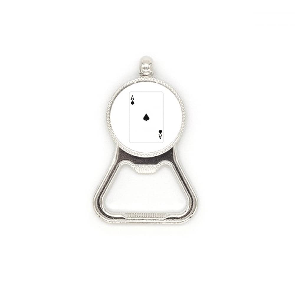 Décapsuleur carte à jouer en acier inoxydable Motif A une idée cadeau originale