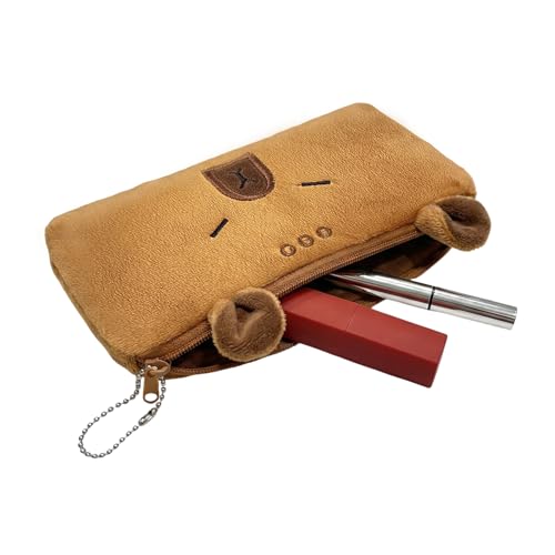 Qizeroty Estuche para Lápices | Organizador de Papelería Capibara - PortaLápices,para Notas Adhesivas Borradores Rotuladores Auriculares Estudiantes Escuela Clases