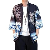 Japanese Style Cat Samurai Kimono Streetwear Men Women Cardigan Japan Harajuku Anime Robe Anime Clothes 2021 Summer, Asia & Pacific Islands Clothing Novelty & Special Use
