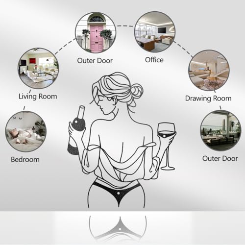 WADORN Female Body Metal Wall Decor - Image 2
