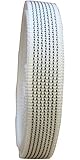Schellenberg 36112 Enrollable Maxi, Funcionamiento de una persiana con enrollador de Cinta, Rayas Grises y Blancas, 22 mm x 6 m