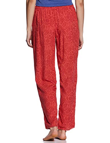 Image of Van Heusen Women's Printed Lounge Pants | Drawstrings & Side Pockets | Ultra Soft Fabric | Relaxed Fit | At home pyjamas | Everyday Comfort | Printed | Style 55306 | Available in Pack of 1 & 2