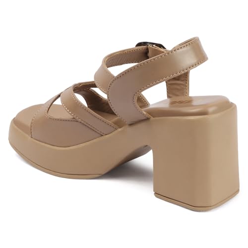 Image of Colo Comfortable & Stylish, Cushioned Footbed Block Heel Sandal for Womens and Girls /Sandal For Women