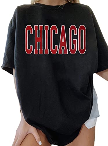 Image of Remidoo Oversized Graphic Tshirts for Women Casual Loose Fit Short Sleeve Tee